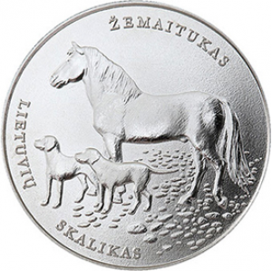 LITHUANIA 1.5 EURO 2017 - SAMHITE HORSE AND HOUND 